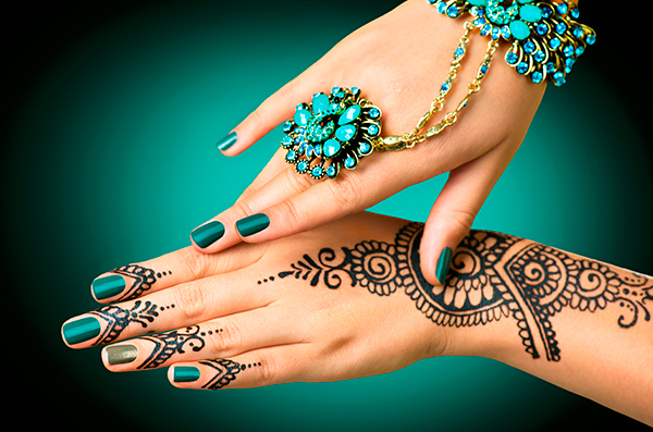 Tendencias Nail Art alrededor del Mundo manicuras en India