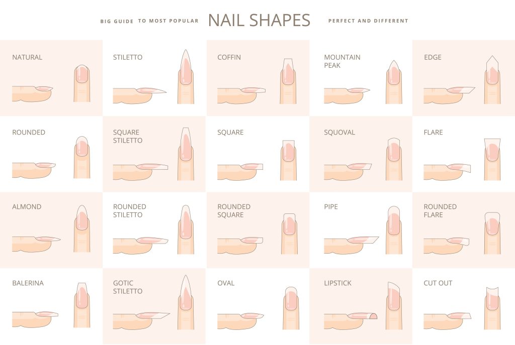 ejemplos de estilos de uñas 