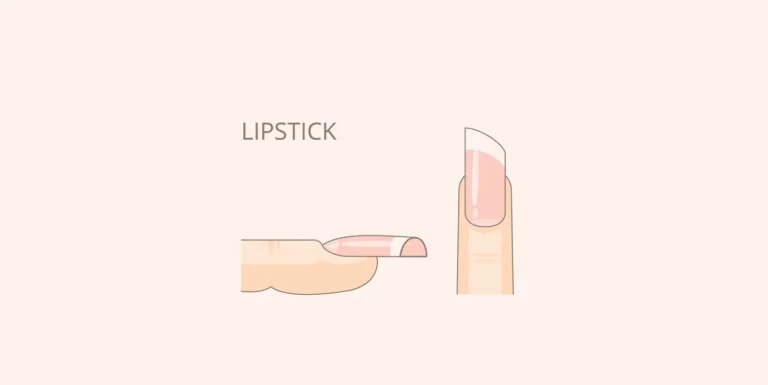 Dar a las uñas forma Lipstick