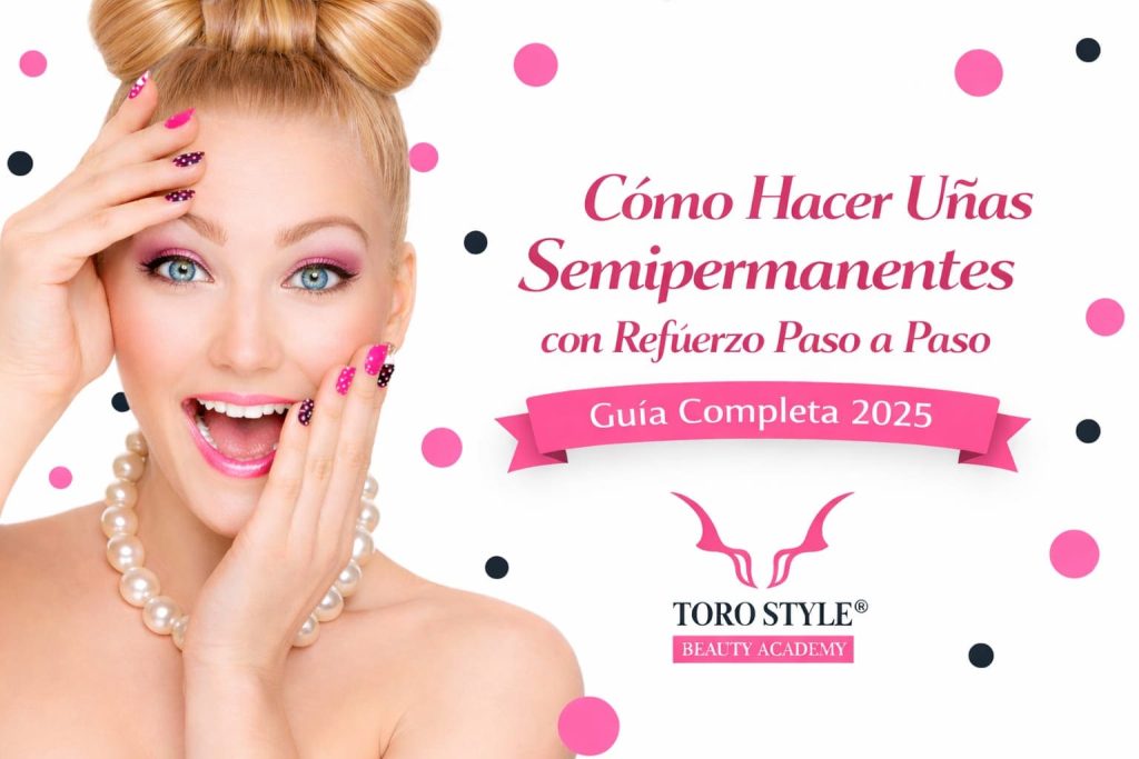 Cómo hacer uñas semipermanentes con refuerzo paso a paso (Guía Completa 2025) – tutorial profesional de manicura