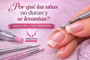 Uñas que no duran y se levantan por mala preparación, errores en la aplicación y falta de adherencia