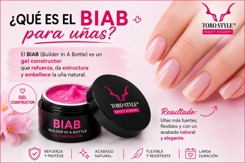Gel constructor que refuerza, estructura y embellece la uña natural